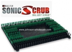 Malish 703020 Sonic Scrub Brush Mal-Grit Scrub Green 14x20 for Oscillating Machines