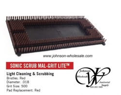 Malish Sonic Scrub 703428 14x28 Mal-Grit Lite Red