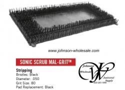 Malish Sonic Scrub 703228 14x28 Mal-Grit Strip Black