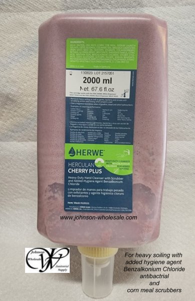 Herwe 115111 Hurculan Cherry Plus Mechanic Hand Cleaner with Antibacterial