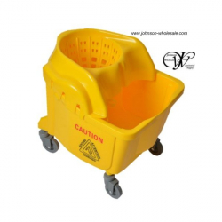 Mop Bucket w/Built in Wringer 35 Liter Yellow 153735