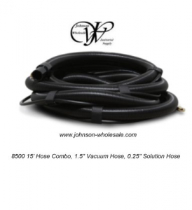 Mytee 8500 15′ Hose Combo, 1.5″ Vacuum Hose, 0.25″ Solution Hose