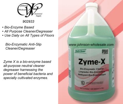 n　oganic Multi-Clean 902933 Zyme-X Bio-Enzymatic Anti-Slip Cleaner