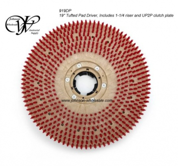 Powr-Flite 919DP 19" Tufted Pad Driver, Includes 1-1/4 riser and UP2P clutch plate
