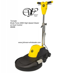 Tornado 98486 Brute Force 2000 Burnisher High-Speed Glazer w/ Dust Control