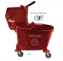 Mop Bucket and Wringer 35 Liter Red,Green,Black,Brown,Blue