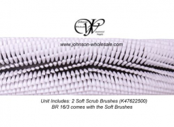 Tornado K47622500 Soft Brush set of 2 White