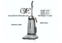 Koblenz U-900 Endurance Clean Air Upright Vacuum 14" HEPA w/Tools