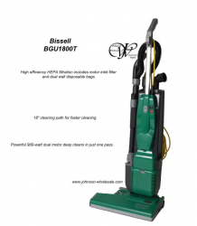 Bissell BGU1800T 18" HD Upright Vacuum Cleaner Dual Motor w/Tools