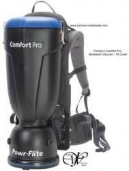 Powr-Flite BP10P Premium Comfort Pro Backpack Vacuum - 10 Quart
