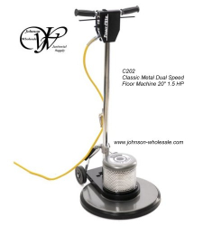 Powr-Flite C202 Classic Metal Dual Speed Floor Machine 20" 1.5 HP