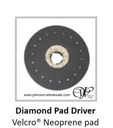 Hawk Diamond Pad Driver Velcro Neoprene Pad