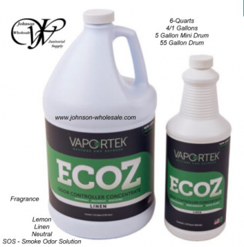 Vaportek Ecoz Water Soluble Odor Neutralizer Concentrate