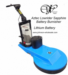 Aztec LowRider Sapphire Battery Floor Burnisher 21" 1 Battery 070-21-LR-S1