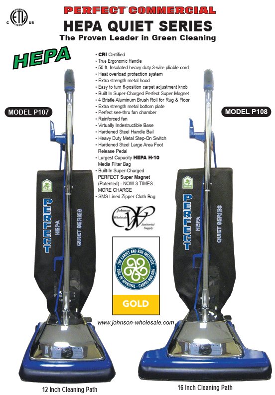 Perfect Commercial P108 Upright Vacuum Cleaner 16