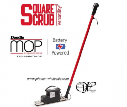 Square Scrub EBG-16-BAT PLUS Doodle Mop Battery Power
