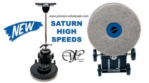 EDIC 20HS1500-BK-SV 20" 1500 rpm Floor Burnisher w/Pad Driver