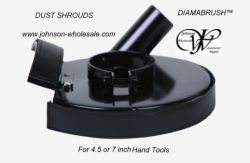 Diamabrush Concrete Prep Hand Tool Dust Shroud 5"  FH-45HTShroud