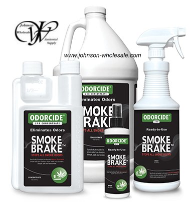 Odorcide Smoke Brake Odor Eliminator - 1 Gallon Concentrate For Home & Car