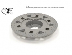 Powr- Flite TL19 19" Economy Pad Driver with built in riser and UP2P clutch plate