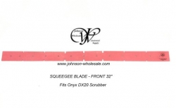 Onyx DX20 W10863 Squeegee Blade Front 32"