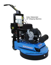 Aztec Sidewinder 24 inch Propane Stripping Machine