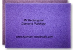 3M SS P1420PD 14x20 Scotch-Brite Purple Diamond Polishing Pad Each