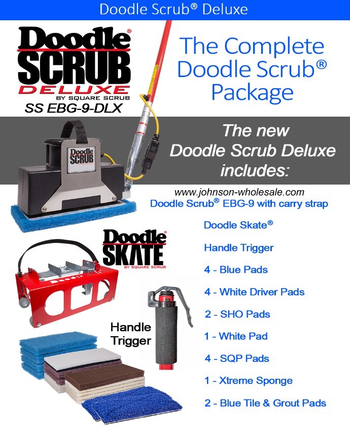 square scrub pads