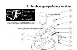 Minuteman 13-0000-003 E14 BRUSH MOTOR 12V 250W