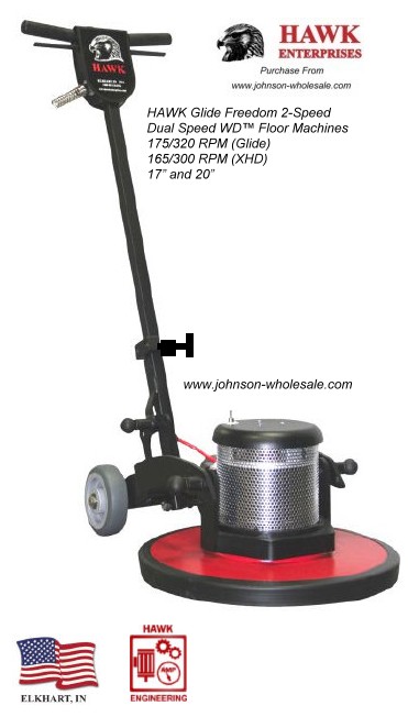 Lavex 20 Single Speed Rotary Floor Cleaning Machine - 175 RPM