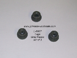 Malish Clutch Plate L-800P Advance/Nobles Autoscrubber Lugs Plastic Gray