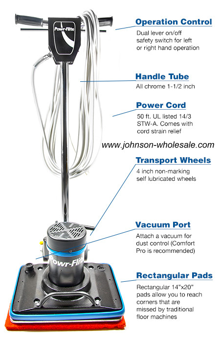 Powr Flite Orb1420 Powr² Orbital Floor Machine 20 Inch