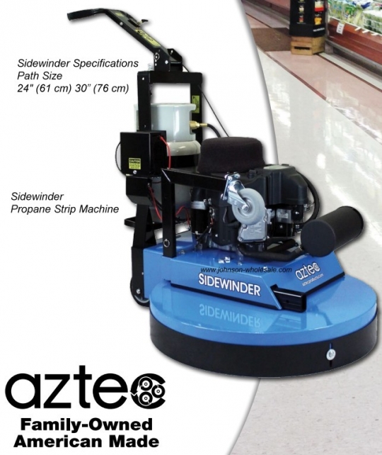 Aztec Sidewinder 24 Inch Propane Stripping Machine Johnson Wholesale