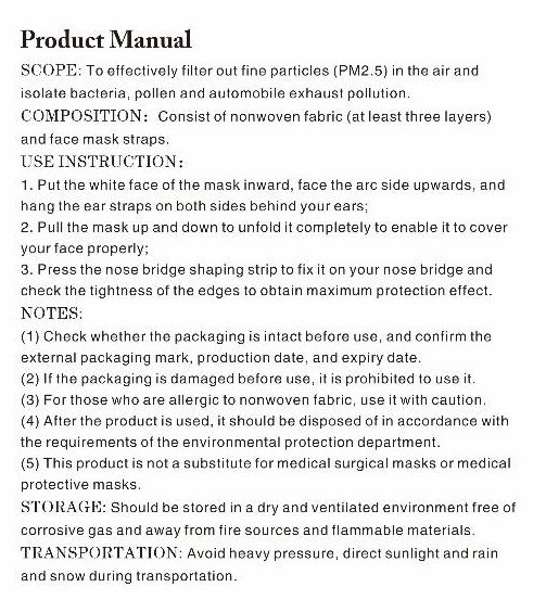 mask manual