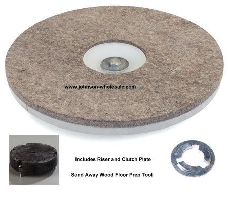 Carlisle 361700sa 5n Sand Away 17 Inch W Clutch Sanding Disk Wood