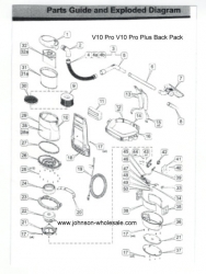 Minuteman V10 Pro Back Pack Cloth Bag 13657001 each